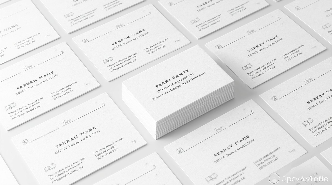 Standaard visitekaartjes